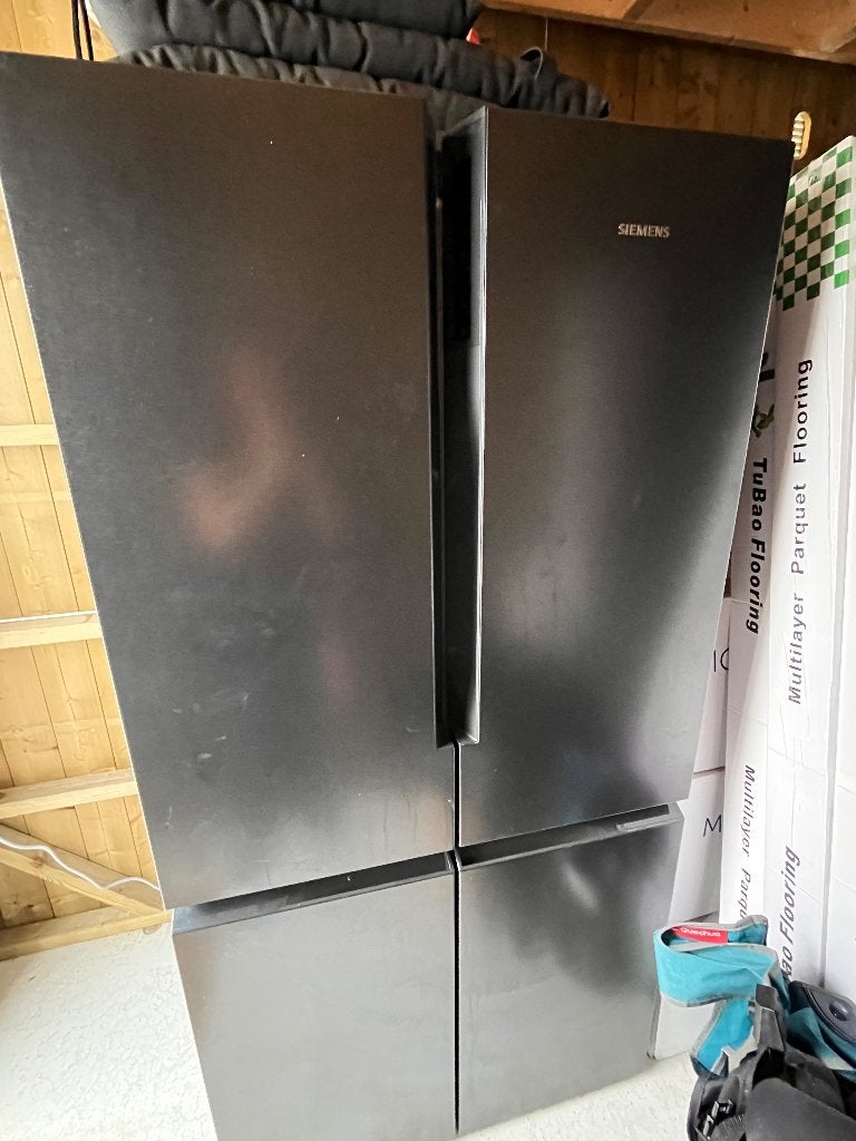 Siemens dubbele koelkast met vriezer, Ophalen, 200 liter of meer, 60 cm of meer, Met aparte vriezer