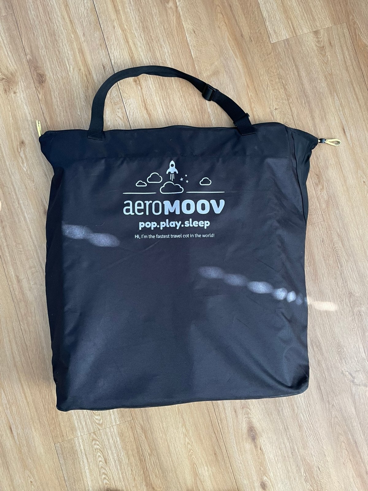 Aeromoov reiswieg/reisbed compleet met zonnescherm en extras, Ophalen, Zo goed als nieuw, Reisbedje