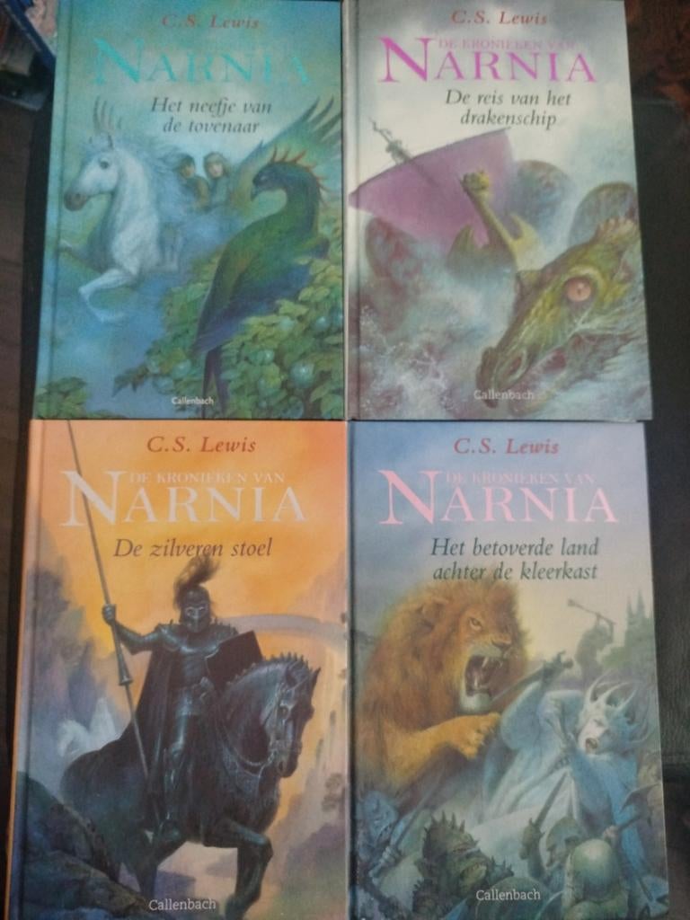 DE KRONIEKEN VAN NARNIA HARDCOVER 4 DELEN C.S. LEWIS, Ophalen of Verzenden, Zo goed als nieuw, Cs Lewis
