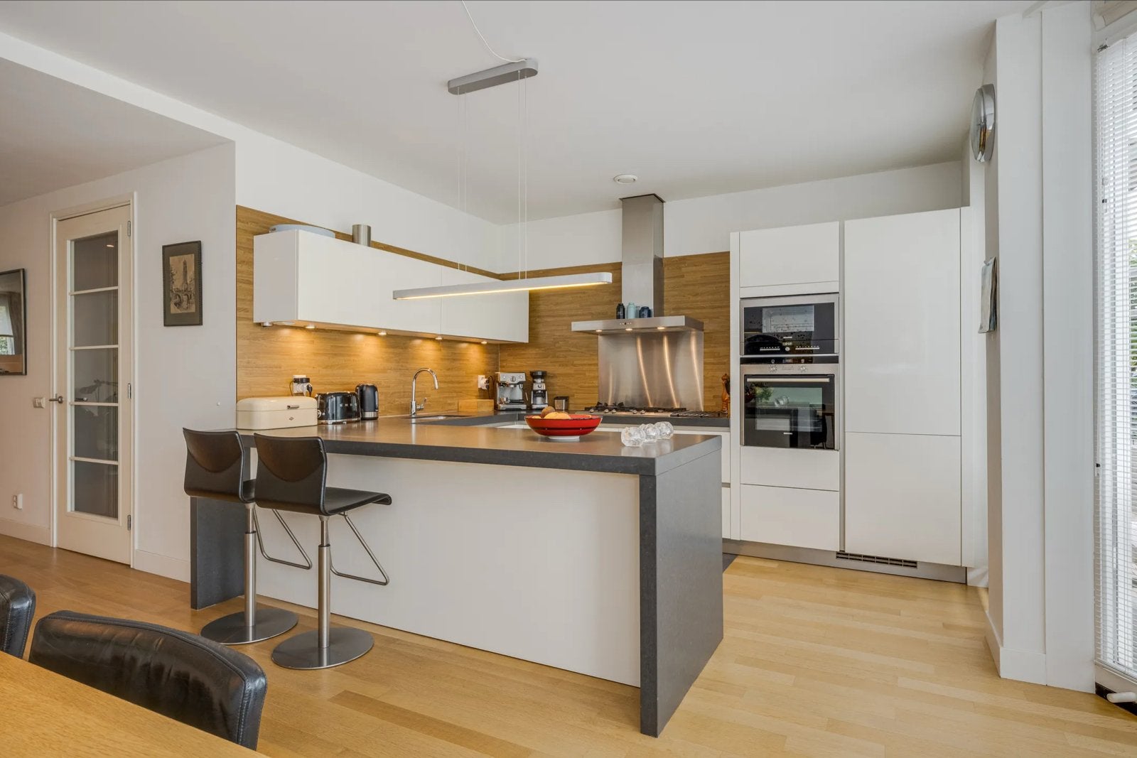 Siematic keuken met Siemens apparatuur  (2/3 nov demonteren), Ophalen, Gebruikt, U-keuken, Wit