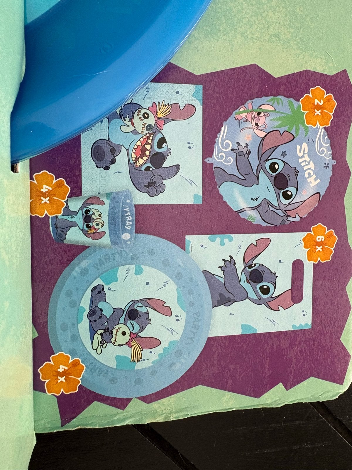 Disney Stitch Party Box - Feestartikelen Set, Hobby en Vrije tijd, ., Verjaardag, Nieuw, Ophalen of Verzenden