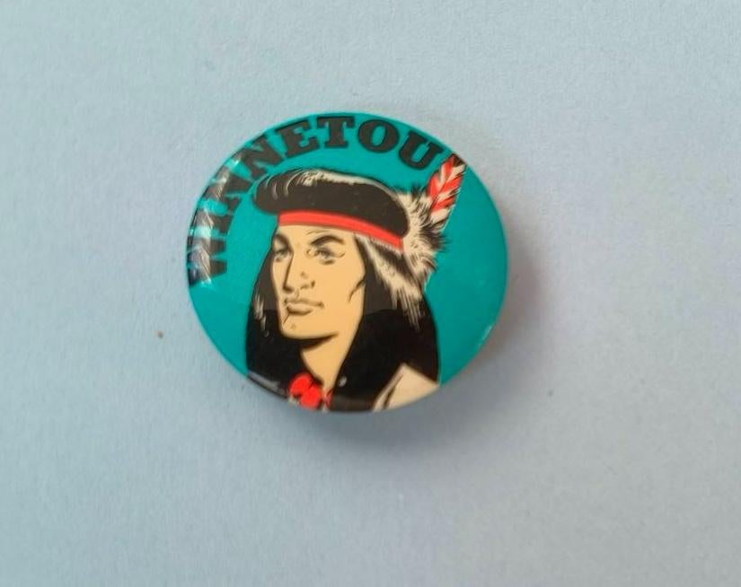 Button Winnetou, Verzamelen, Speldjes, Pins en Buttons, Ophalen of Verzenden, Nieuw, Overige onderwerpen, Button