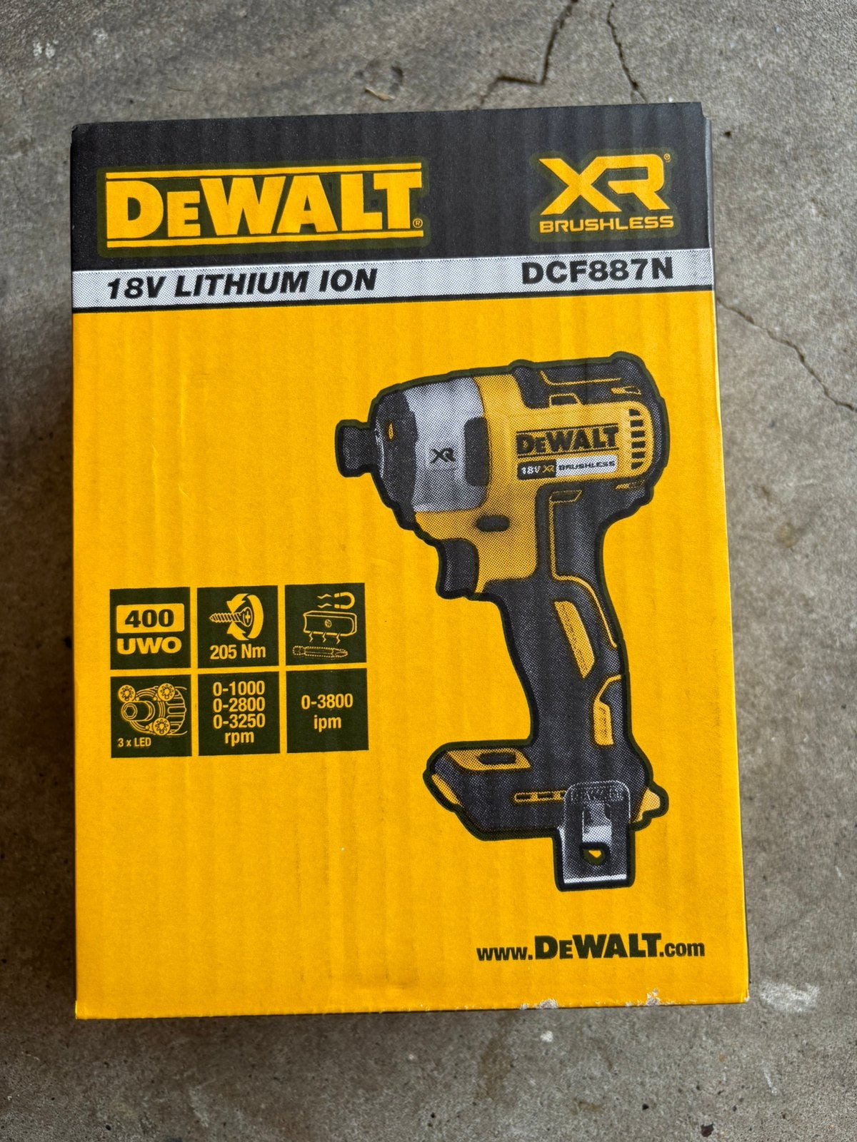 DeWALT DCF887N Accu Slagschroevendraaier, Ophalen, Nieuw, Boor- en Schroefmachine
