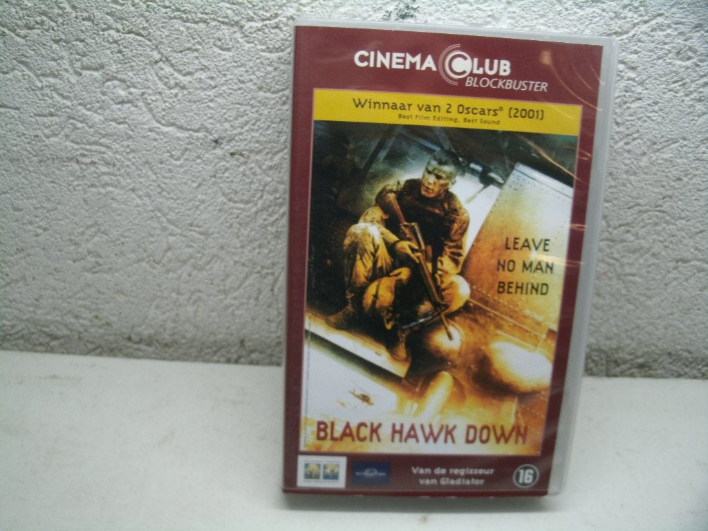 vhs 130b black hawk down, Vanaf 16 jaar, Ophalen, Zo goed als nieuw, Horror