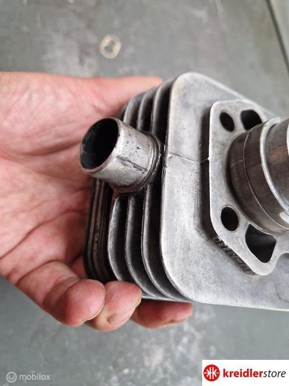 Kreidler 2 pk Mahle geforceerd gekoelde cilinder met zuiger, Gebruikt, Kreidler, Ophalen of Verzenden, Kreidler