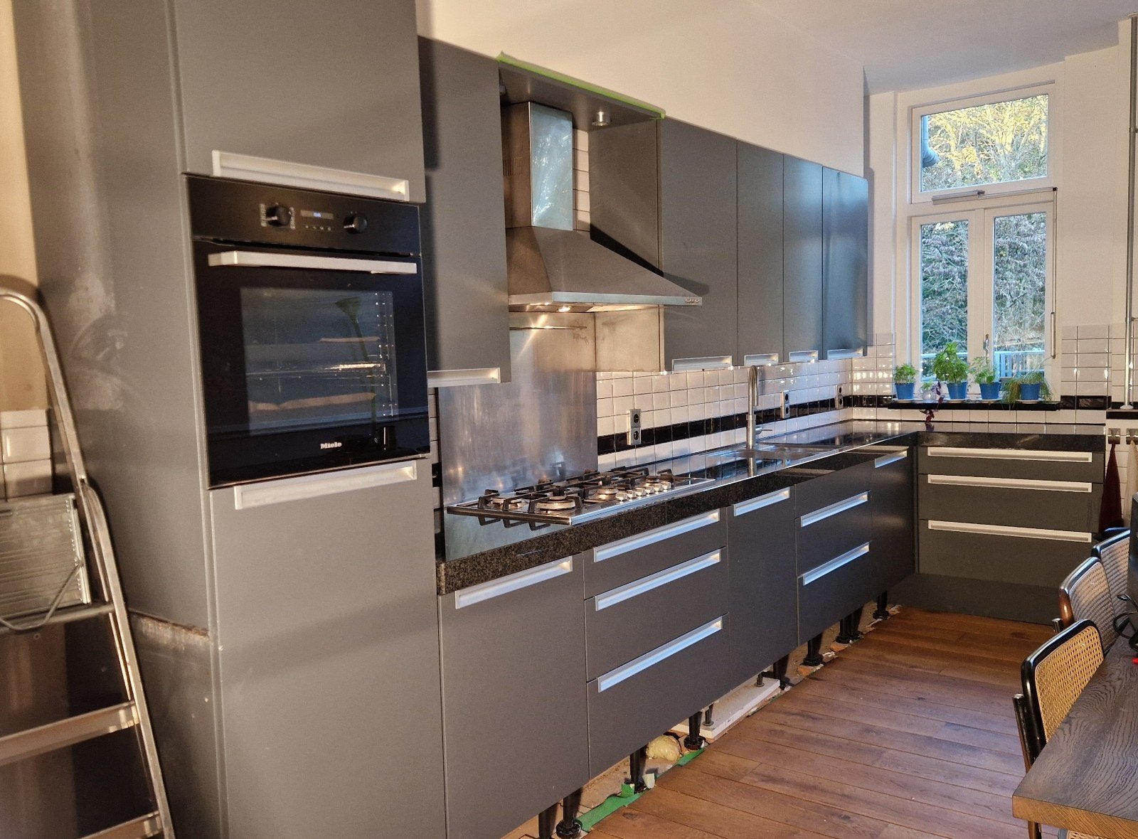 Gebruikte Bruynzeel keuken, Ophalen, Gebruikt, Graniet of Steen, Hoekkeuken