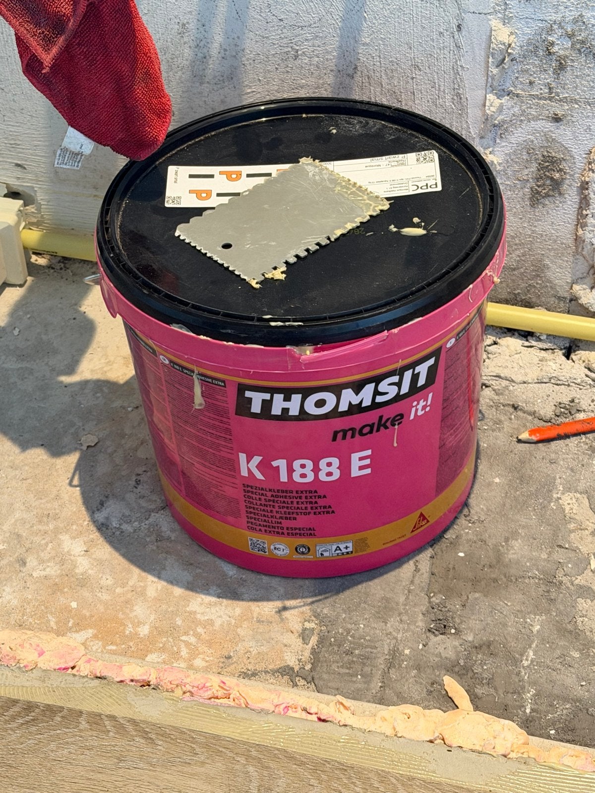 Thomsit Basic Primer en PVC lijm K188 E Aquaplast, Ophalen, Overige kleuren, Nieuw, Verf