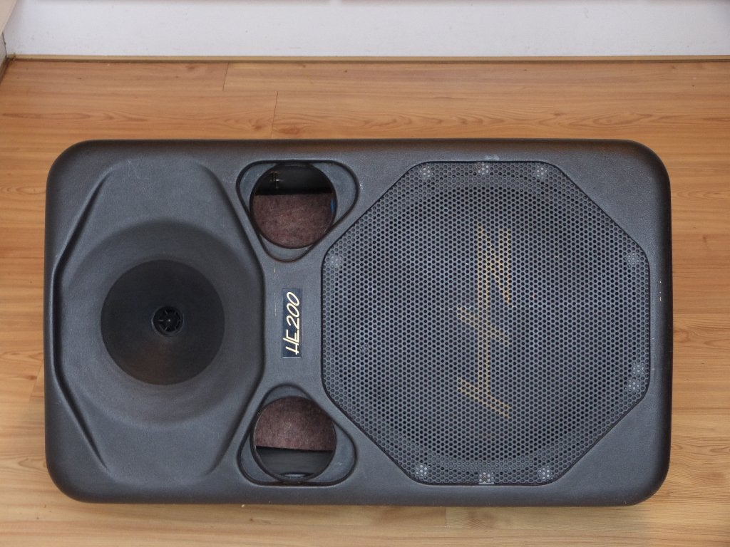 Paar HZ HE200 mkii speakers 200w, Gebruikt, Overige typen, Ophalen, 150 watt of meer