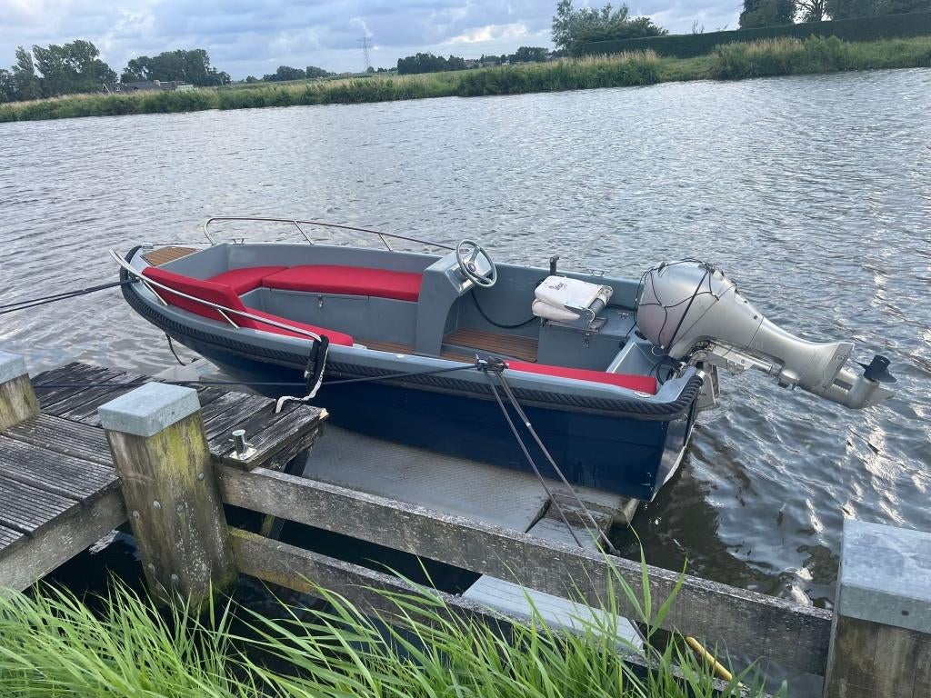 sloep te koop, Ophalen, Gebruikt, Buitenboordmotor, Polyester