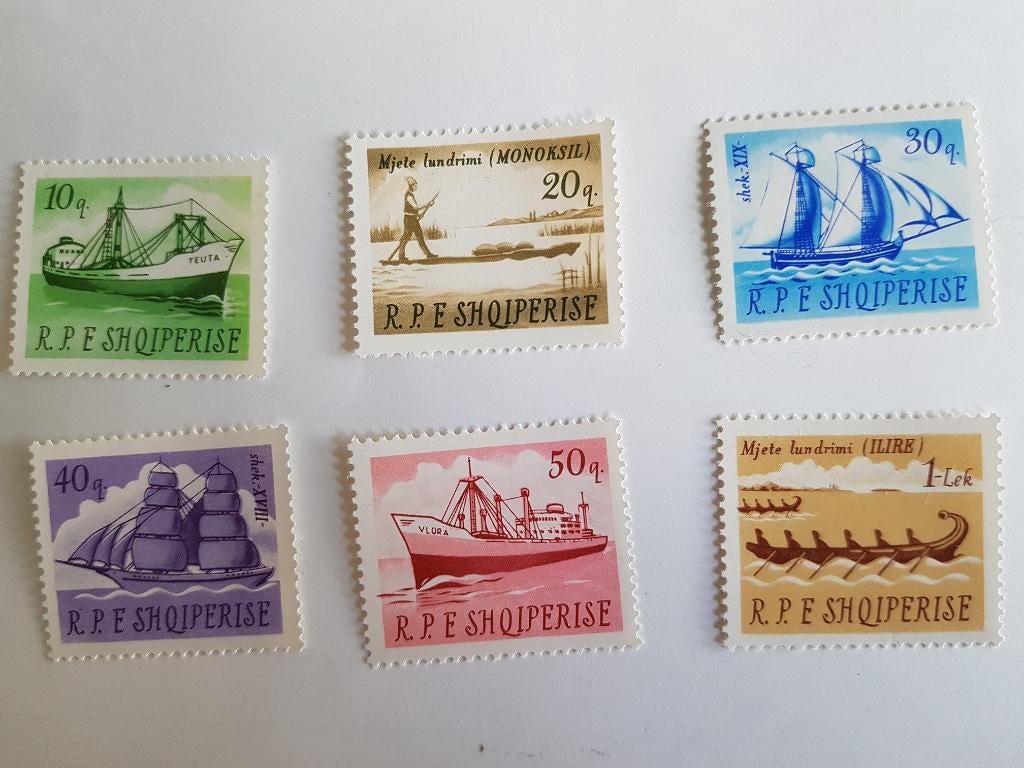 Schepen Albanie 1965 (MP65), Verzenden, Overige landen, Postfris