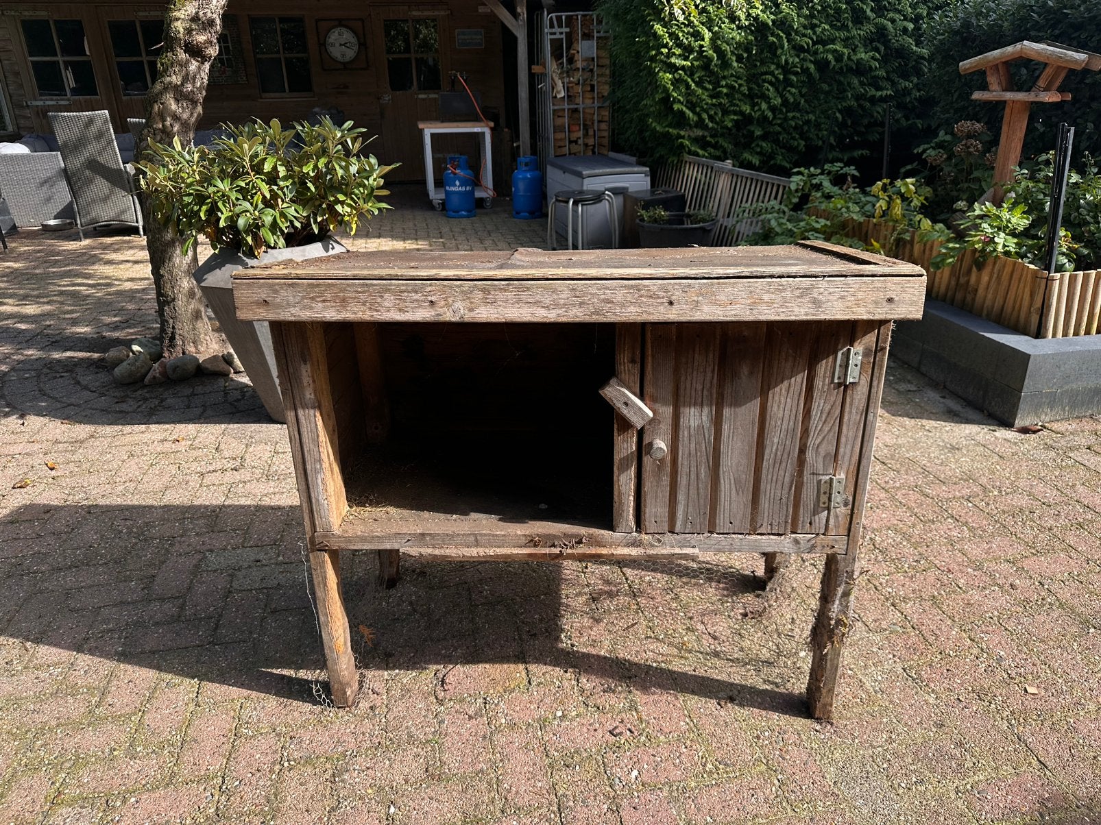Konijnenhok binnenhok - gratis!!, Ophalen, 90 cm of meer, Hok, Konijn