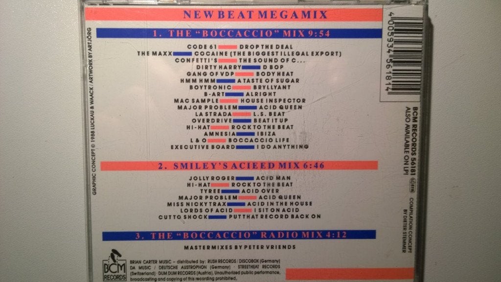 New Beat Megamix, Ophalen of Verzenden, Zo goed als nieuw, Dance Populair