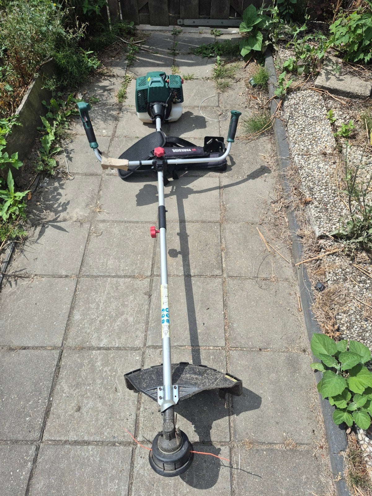 Parkside Bosmaaier - Krachtige Benzine Grastrimmer, Ophalen, Benzine, Gebruikt, Parkside