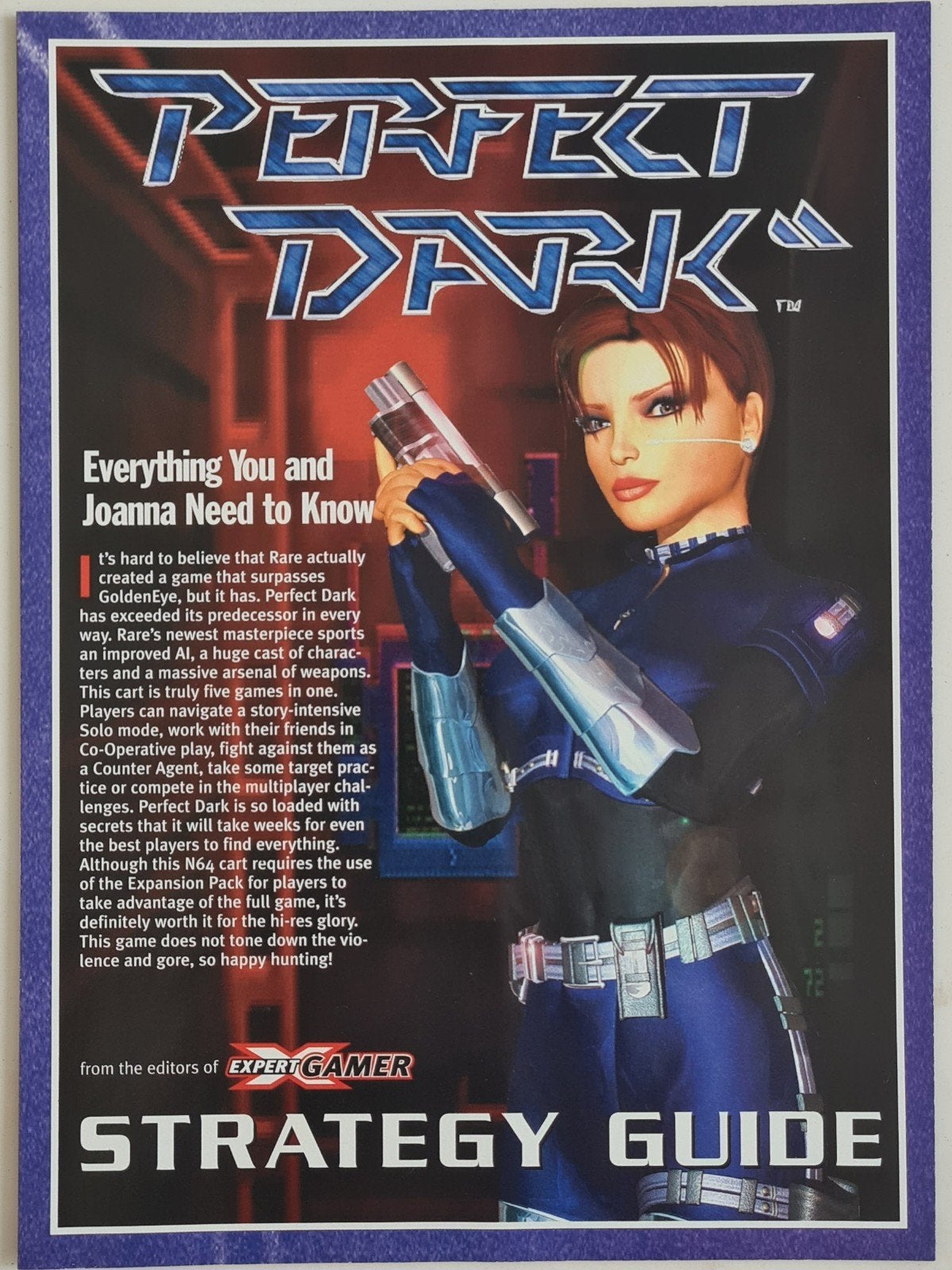 Perfect Dark Expert Gamer Magazine Strategy, Ophalen of Verzenden, 1980 tot heden, Tijdschrift