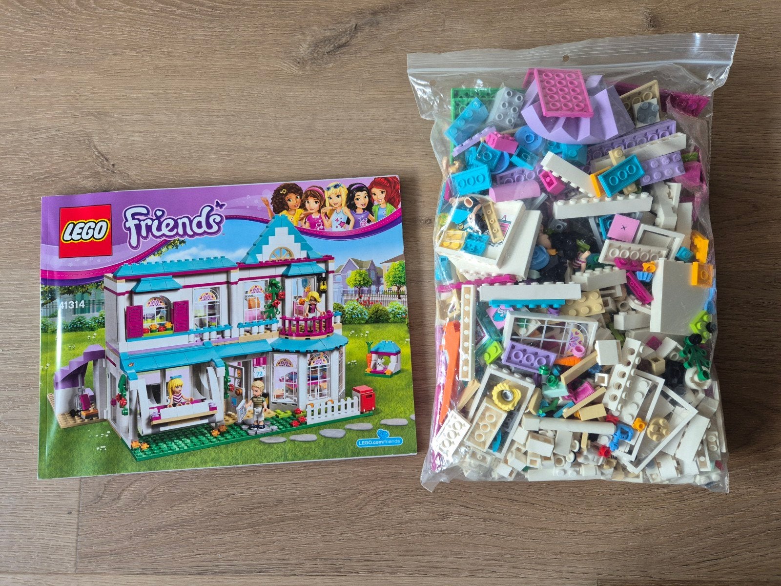 Lego Friends Emma's Huis 41095 - Mist 1 haarstukje, Kinderen en Baby's, Speelgoed | Duplo en Lego, Gebruikt, Lego, Friends, Ophalen of Verzenden