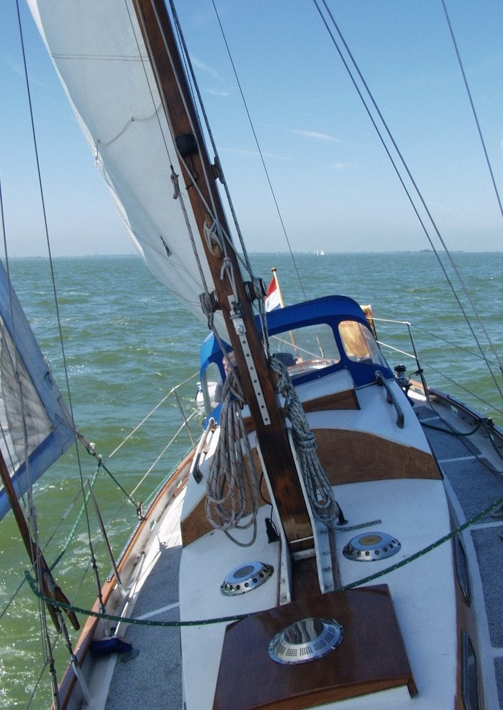 Trintel 1  klassiek zeiljacht, Watersport en Boten, 9 m, Gebruikt, Staal, Binnenboordmotor