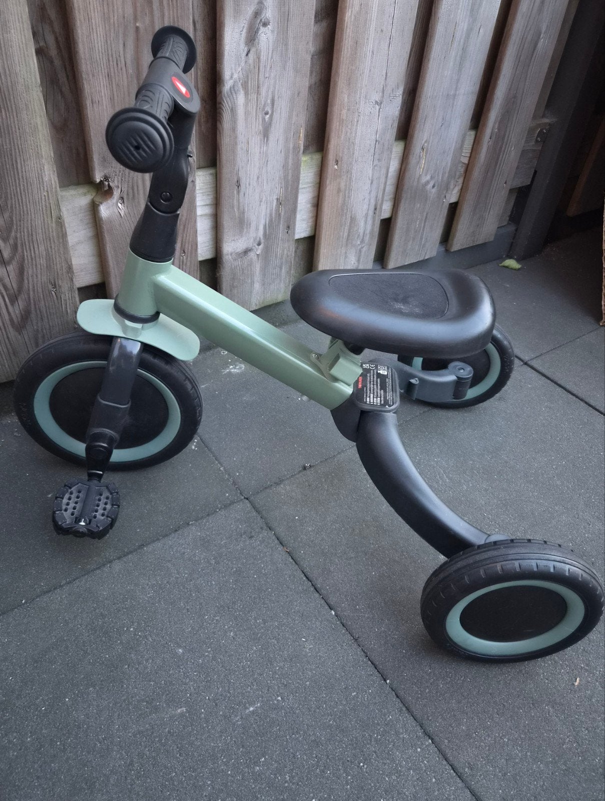 Topmark 4-in-1 Driewieler - Groen, Ophalen, Zo goed als nieuw, Loopfiets