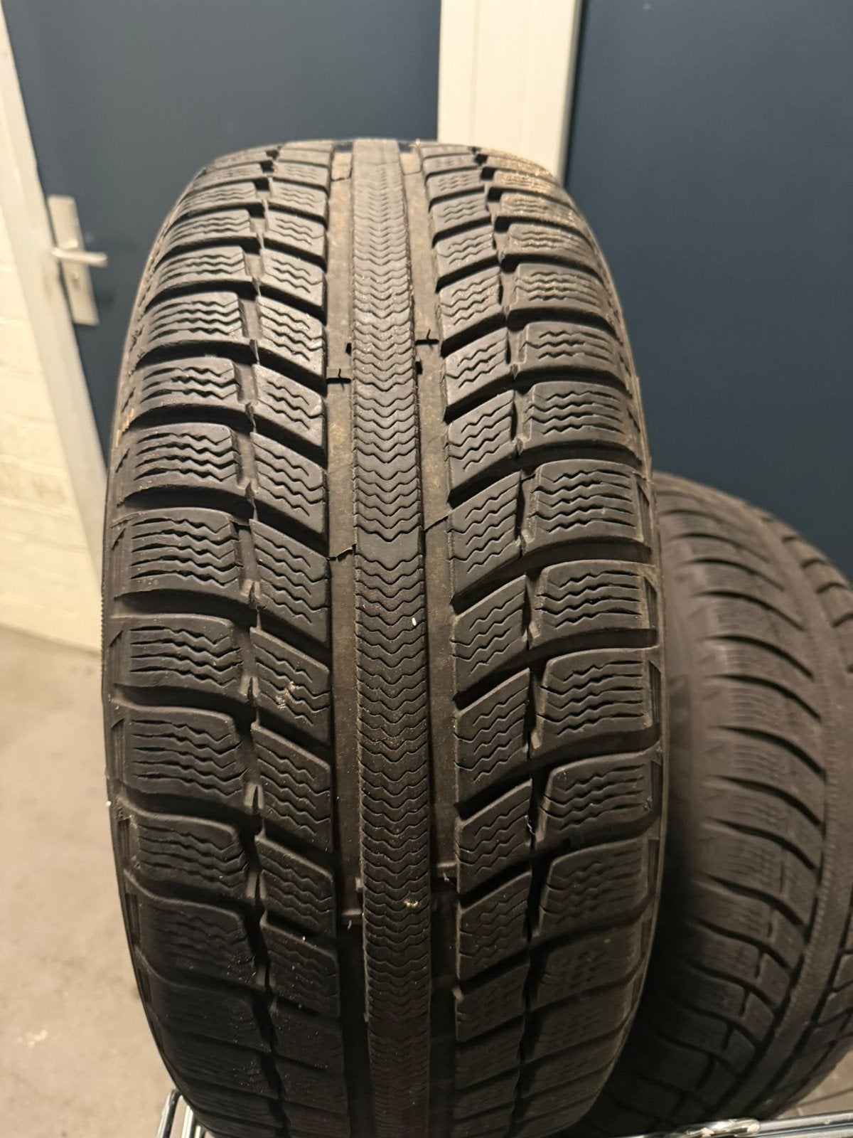 Audi 16 inch 3stuks velgen met Michelin winterbanden, Ophalen, Gebruikt, 16 inch, Banden en Velgen