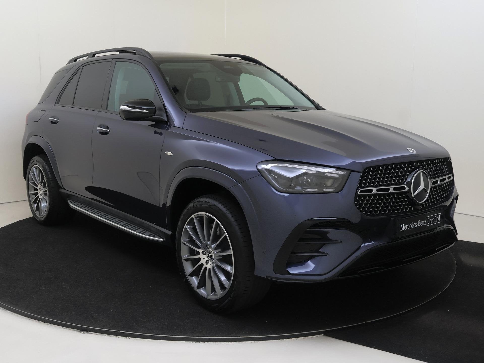 Mercedes-Benz GLE-klasse 400 e 4MATIC AMG Line / Panoramadak, Auto's, Automaat, Gebruikt, 4 cilinders, Blauw