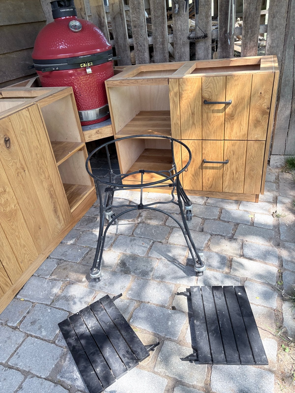 Kamado Joe Classic II onderstel en zijdragers, Ophalen, Gebruikt