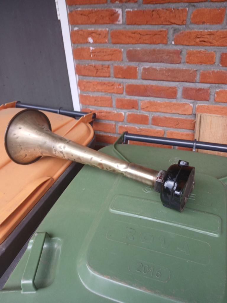 Vintage messing luchthoorn, Ophalen of Verzenden, Overige merken