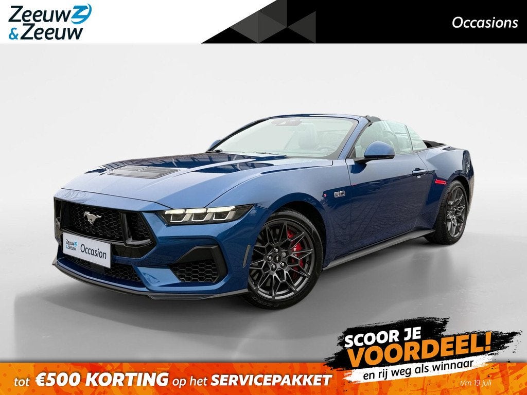 Ford Mustang 5.0 Ti-VCT V8 GT | CABRIOLET | Adaptive Cruise, Auto's, Ford, Automaat, 12 maanden, Bedrijf, Start-stop-systeem