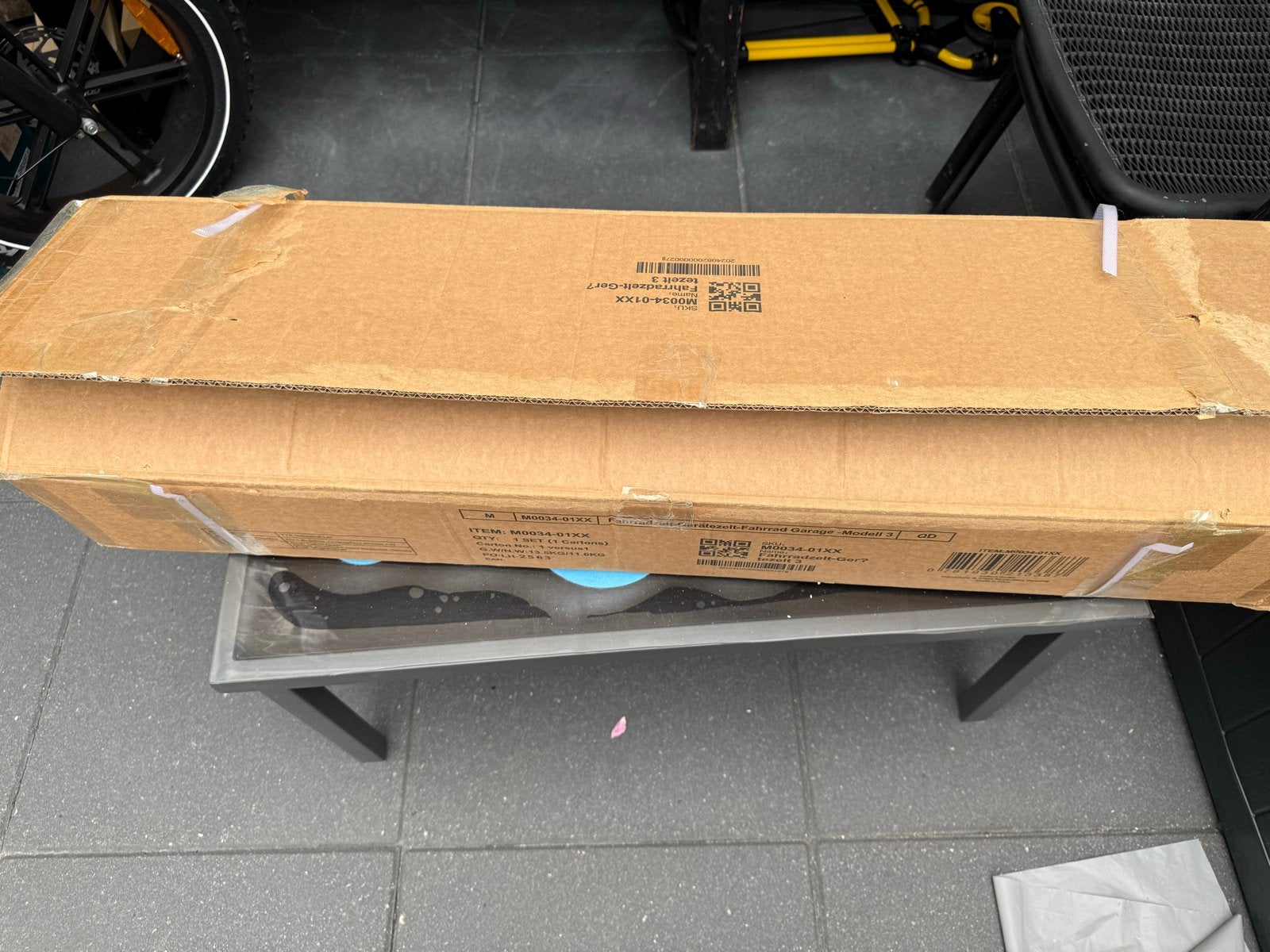 Nieuwe Fietsenberging / Opslagtent - Ongebruikt, Tuin en Terras, Bergingen en Tuinkasten, Ophalen, Nieuw, Metaal, Fietsenberging