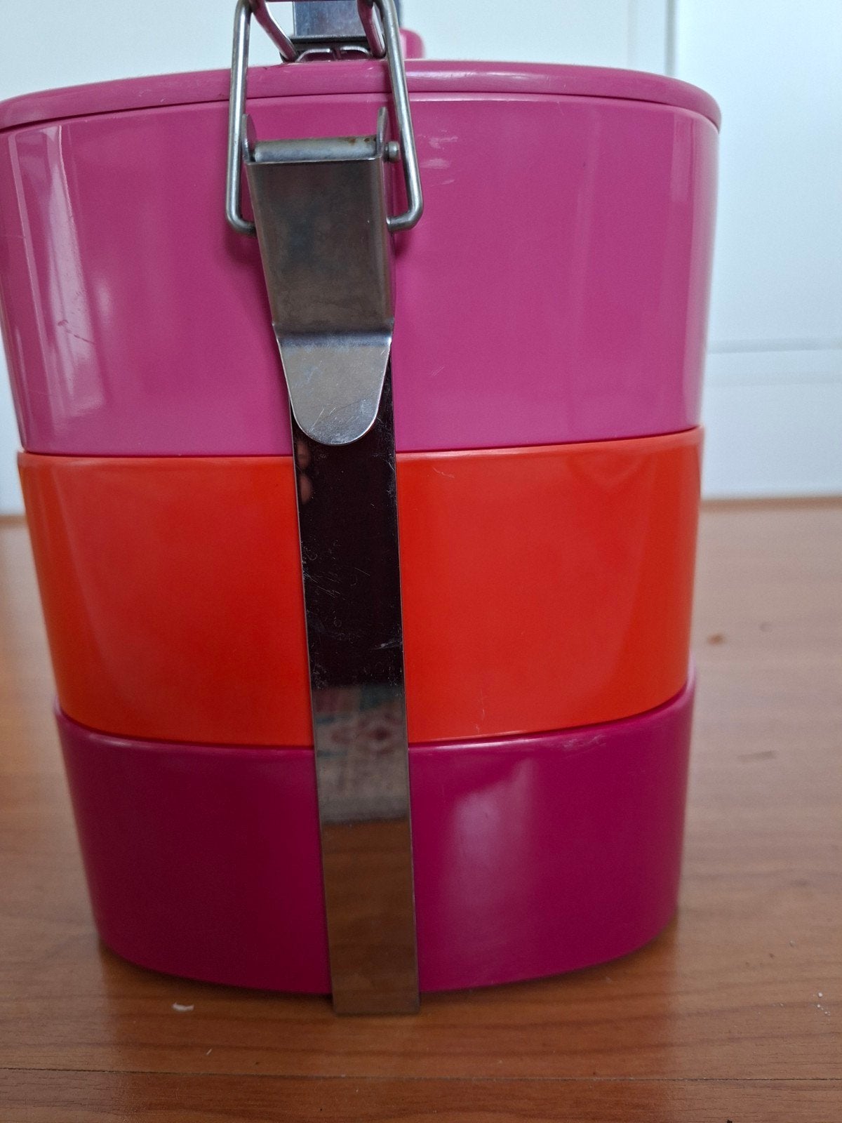 Originele vintage HEMA tiffin lunchbox / Bento box jaren 80, Ophalen of Verzenden, Huis en Inrichting