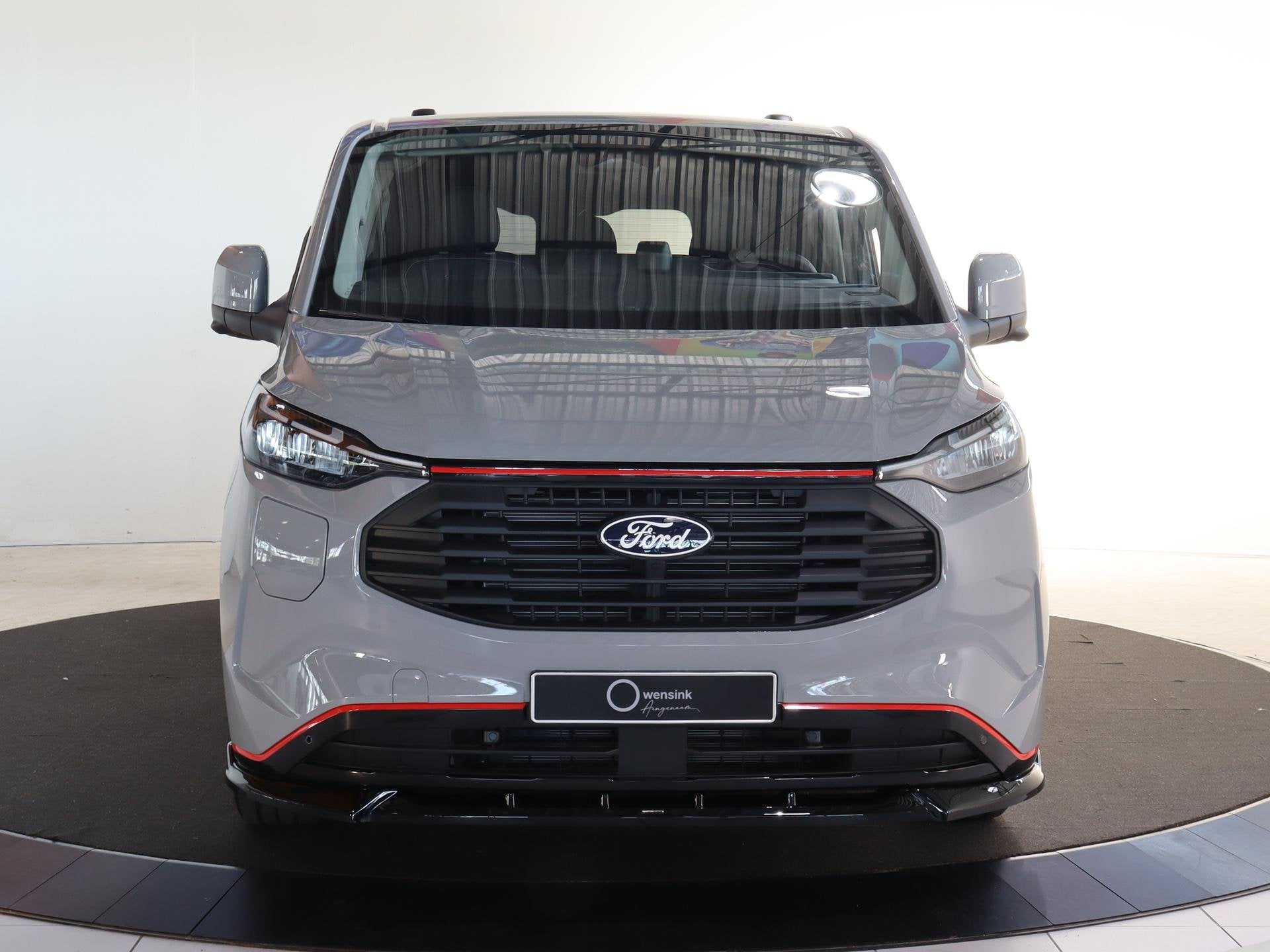 Ford Transit Custom 320 2.5 PHEV L2 H1 | GREY PLATINUM | DUB, Auto's, Bestelauto's, Automatische klimaatregeling, 232 pk, Euro 6