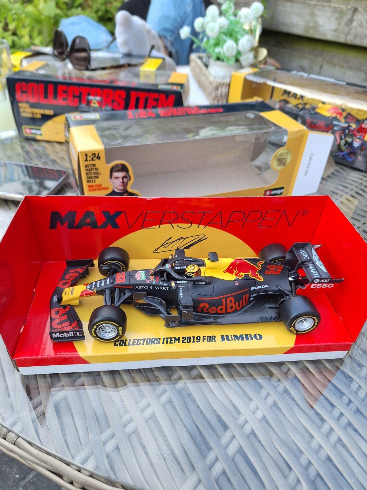 Max Verstappen Red Bull Racing F1 modelauto 2019, Ophalen of Verzenden, Nieuw, Auto, Bburago