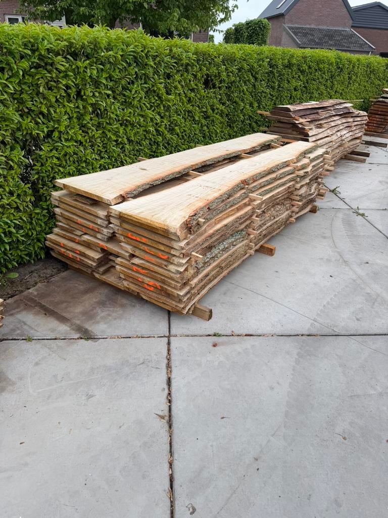 26 eiken schaaldelen voor 600 euro, Ophalen, Zo goed als nieuw, 250 cm of meer, Planken
