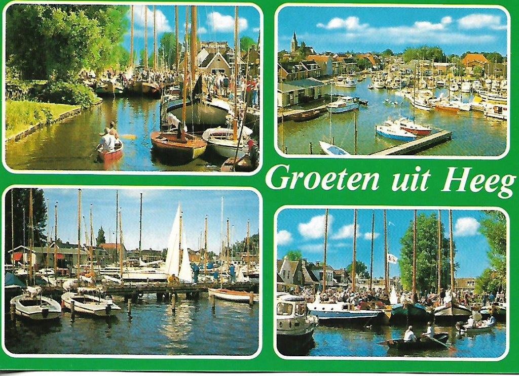 Heeg- -4-luik., Verzenden, 1980 tot heden, Gelopen, Friesland