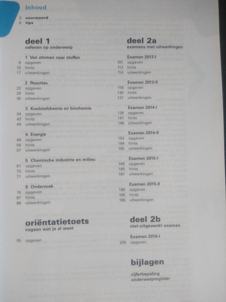 Examens, Ophalen, Scheikunde, Zo goed als nieuw, HAVO