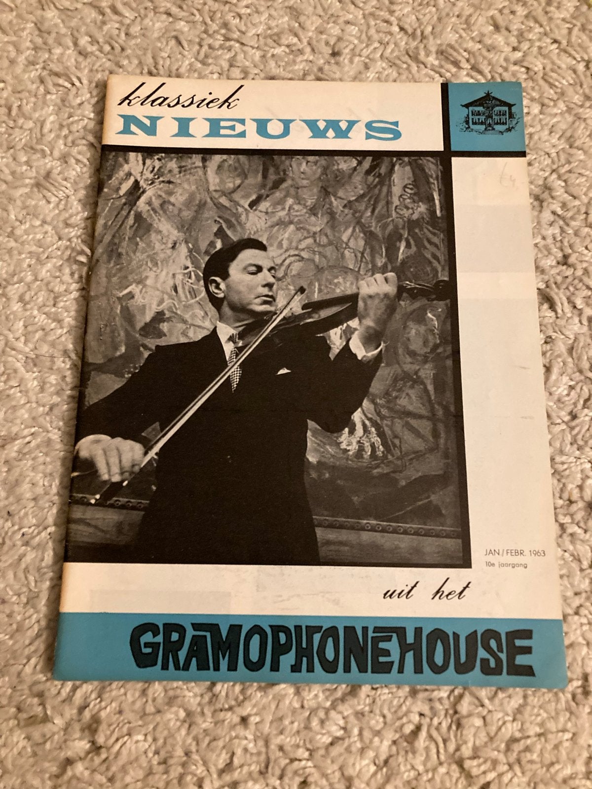 Klassiek Nieuws uit het Gramophonehouse - Jan/Febr 1963, Boeken, Ophalen of Verzenden, Gelezen, Muziek, Film of Tv