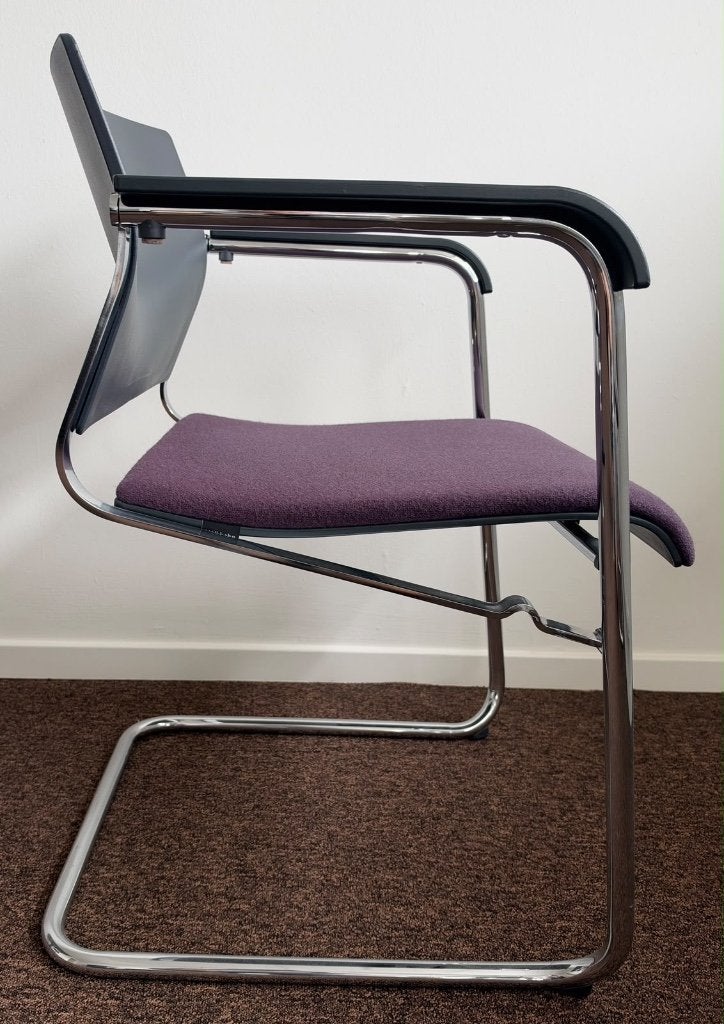 vergaderstoelen, Huis en Inrichting, Ophalen, Zwart, Zo goed als nieuw, Metaal