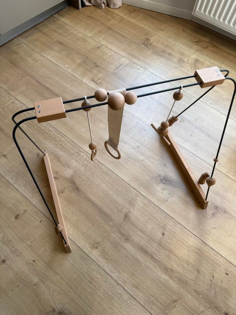 Houten babygym met speeltjes, Ophalen of Verzenden, Zo goed als nieuw, Babygym