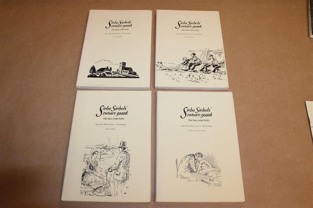 Siebo Siebels' Zwoare Gaank — Complete Set 4 Delen Gronings, Ophalen of Verzenden, Gelezen