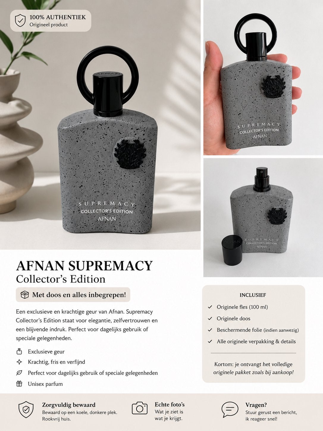 Afnan Supremacy Collector's Edition - Unisex Parfum, Ophalen of Verzenden, Nieuw