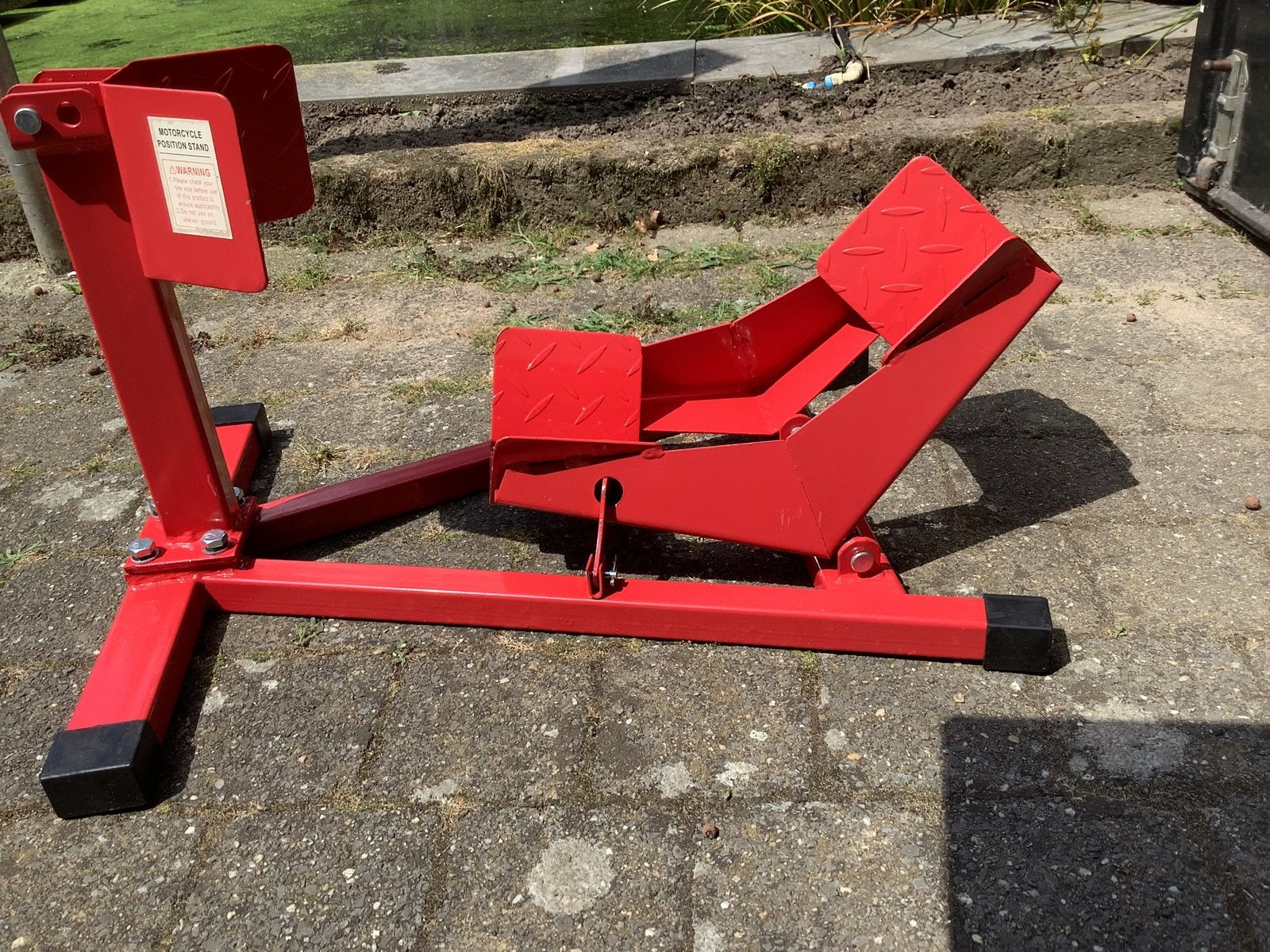 Motorfiets voorwielklem / wielklem - Zo goed als nieuw, Ophalen, Zo goed als nieuw