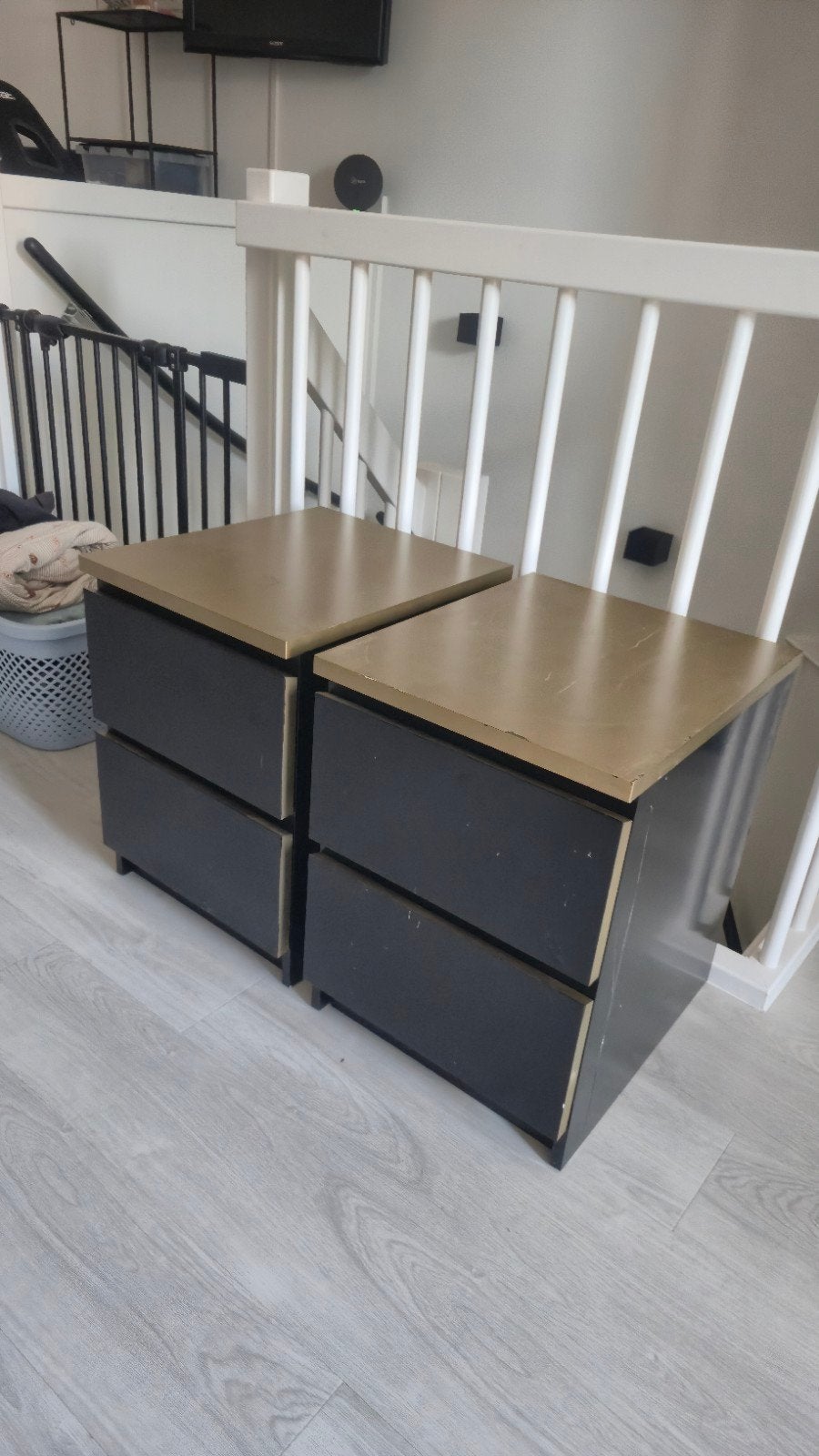Malm ladekast nachtkastje, Huis en Inrichting, Ophalen, Gebruikt, 45 tot 65 cm, 55 tot 70 cm