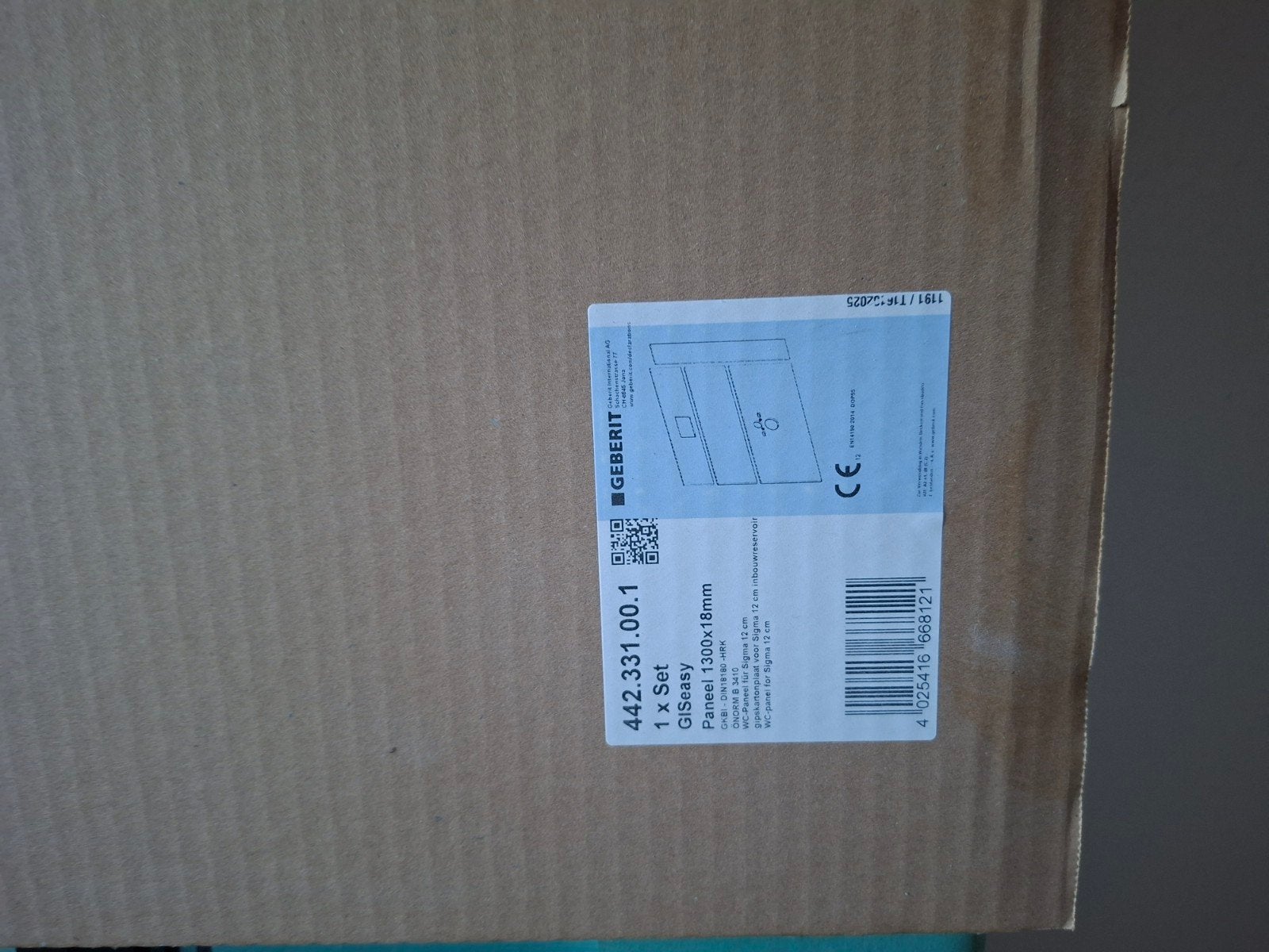 Geberit Easy Gips Inbouwset - Nieuw in doos, Ophalen, Nieuw, Overige typen