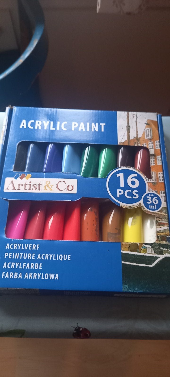 Acrylic Paint 16 stuks, Ophalen of Verzenden, Nieuw, Acrylverf