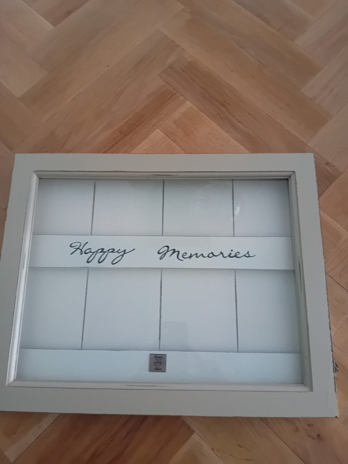 Riviera maison fotolijst happy memories, Minder dan 50 cm, Gebruikt, Ophalen of Verzenden, Minder dan 50 cm