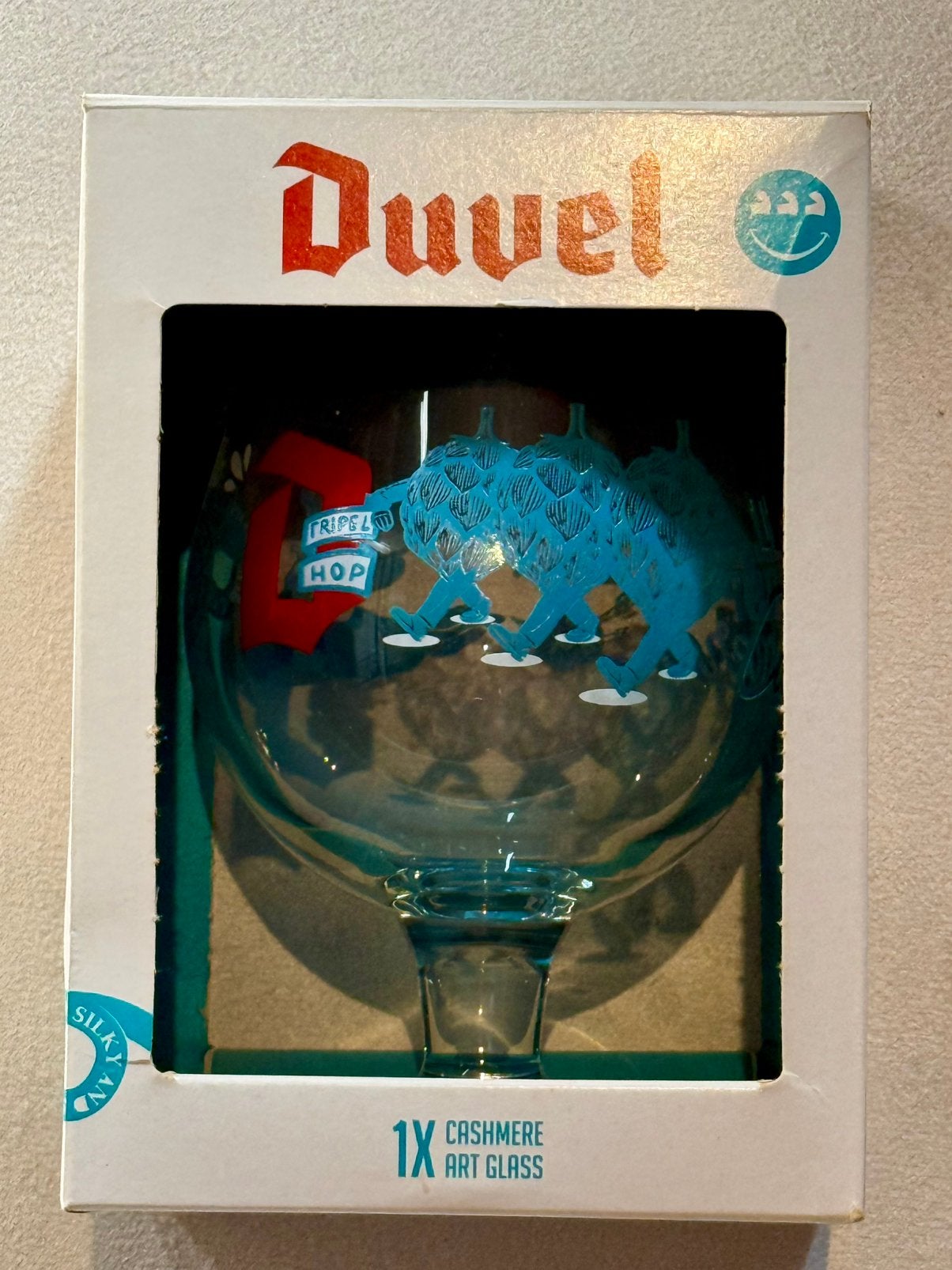 Duvel - ‘Tripel Hop Cashmere', Verzamelen, Biermerken, Nieuw, Glas of Glazen, Duvel, Ophalen of Verzenden