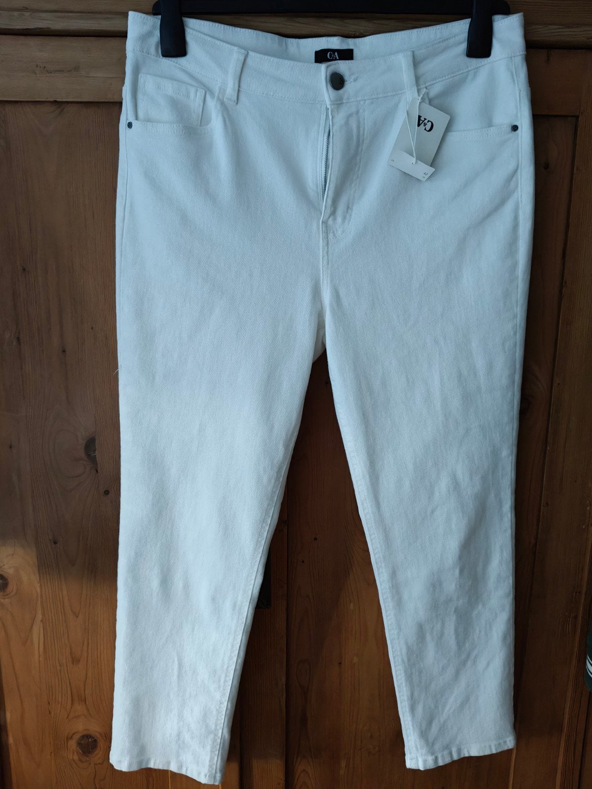 C&A Witte Jeans - Maat 42/44 (L), Kleding | Dames, Wit, Maat 42/44 (L), Nieuw, Ophalen of Verzenden