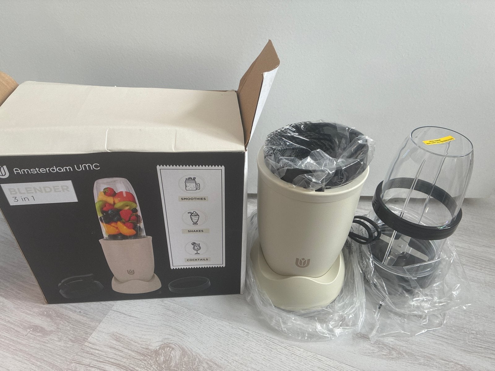 Amsterdam UMC Blender 3-in-1 - Nieuw in doos, Ophalen of Verzenden, Zo goed als nieuw, Blender