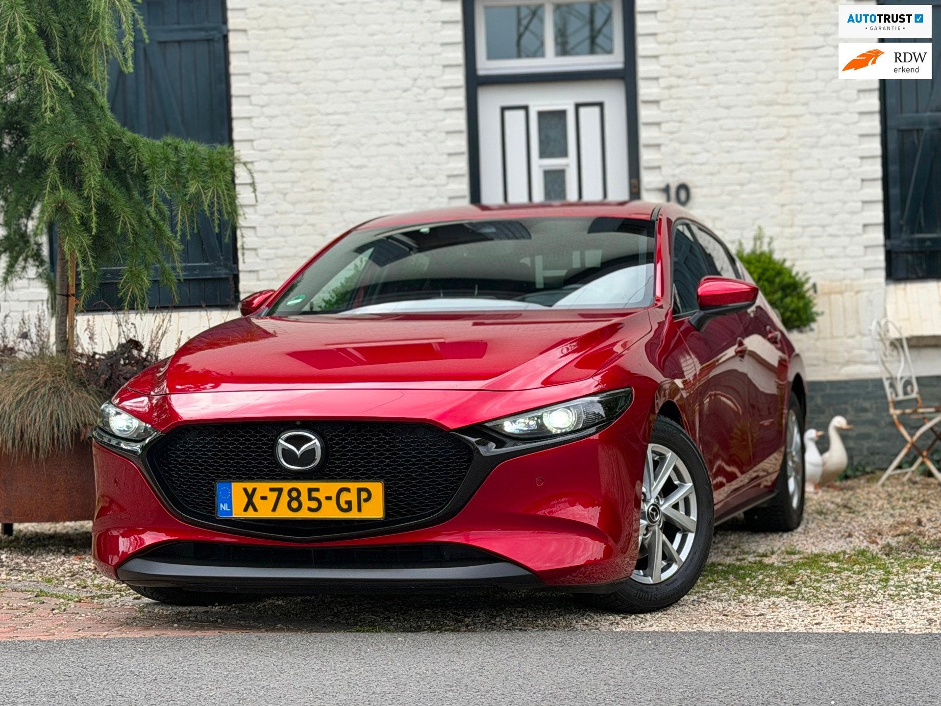 Mazda 3 2.0 e-SkyActiv-G M Hybrid 122 Luxury, Auto's, Mazda, Voorwielaandrijving, 1998 cc, Gebruikt, 4 cilinders
