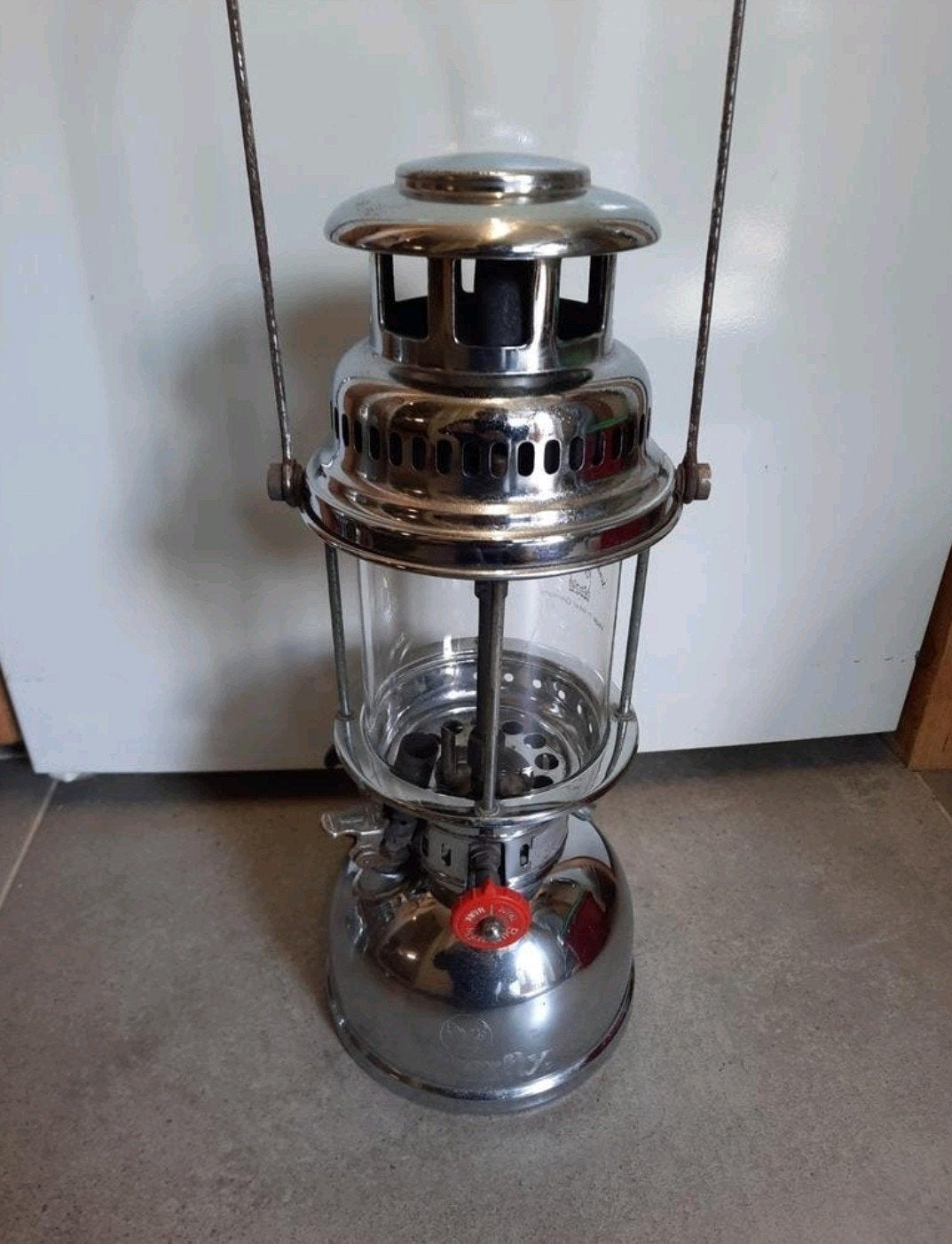 oude petroleum lamp butterfly  kerosinelamp petromax primus, Ophalen of Verzenden, Gebruikt