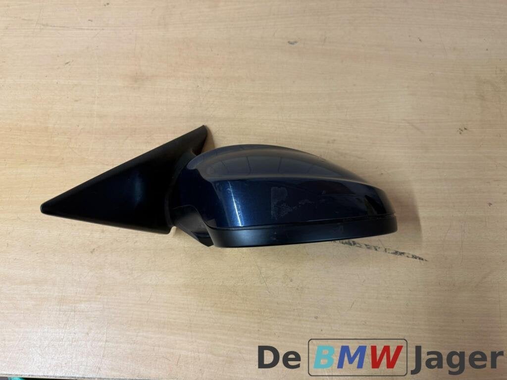 Buitenspiegel rechts blauw BMW 3-serie E90 E91 51167189968, Gebruikt, Ophalen of Verzenden, BMW, BMW