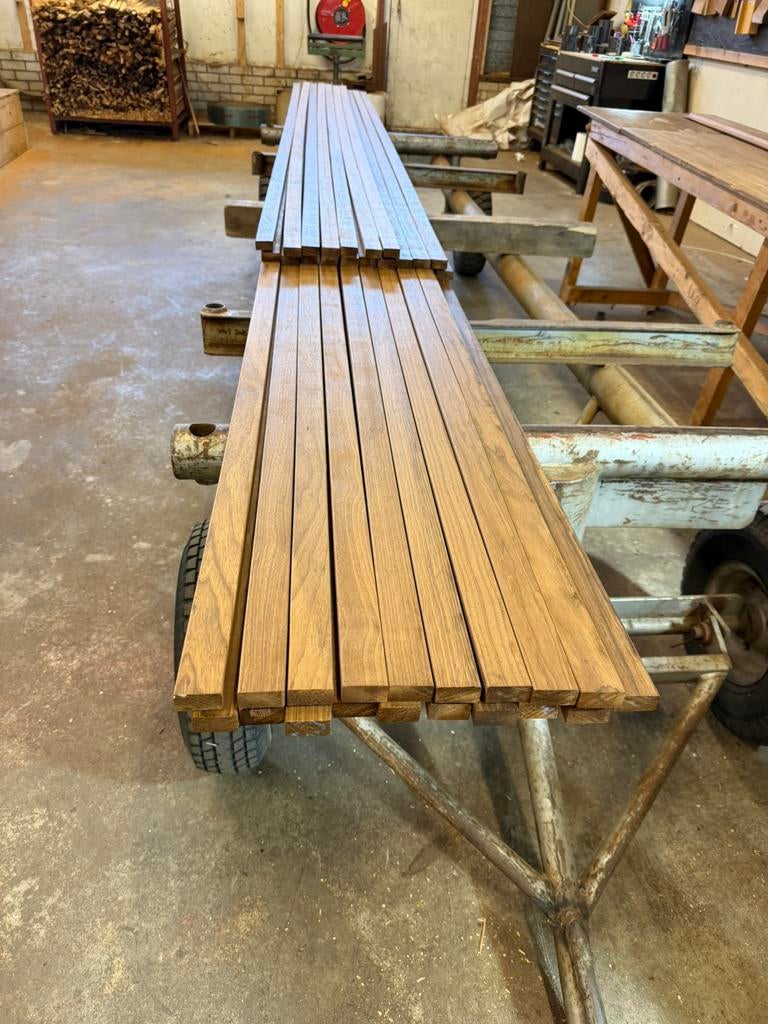 Frake 20x40mm met ronde kanten, Tuin en Terras, Palen, Balken en Planken, Ophalen, Zo goed als nieuw, Minder dan 180 cm, Palen